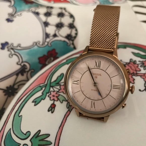 Fossil Hybrid Smartwatch “Jacqueline” - Pink Stainless Steel - Picture 11 of 15